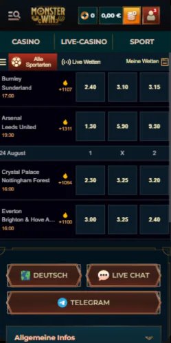 Monsterwin casino in Germany